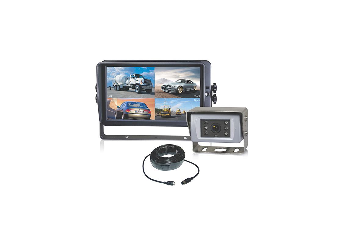 Kit cablato completo HD 1080P con schermo quad da 10